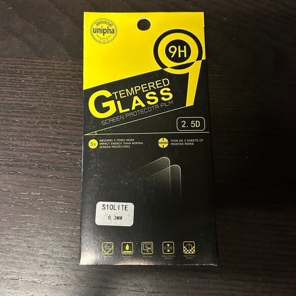New Samsung Galaxy S10 Lite Tempered Glass Phone Screen Protector Film - Picture 1 of 3